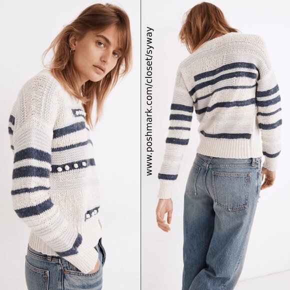 Madewell Grandover Bobble Pullover Sweater - Picture 2 of 9